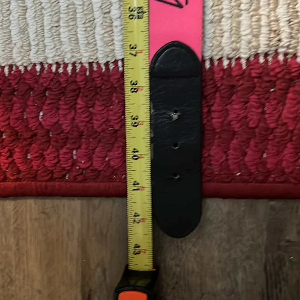 ☠️5/$20 ☠️INTENSITY | PINK ZEBRA ADJ REVERSIBLE BELT
